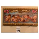Victorian Angel Cherubs Wall Jewelry or Necklace Hanger
