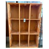 Homemade Wooden Storage Cabinet on Wheels (BUYER REMOVE)