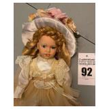 Duck House Heirloom Porcelain Doll