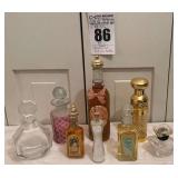 VTG GUERLAIN Shalimar Refill Perfume Bottle, AVON Anniversary Keepsake Perfume Bottle and Other