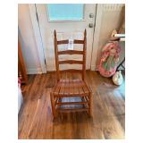 VTG Wooden Ladder-Back Rocking Chair