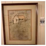 1985 Signed Framed Print by Bill Work