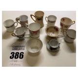 Lot of Vintage Tea Cups including Occupied Japan