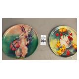 Large Plastic Easter Themed Platters or Decor