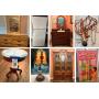 Incredible Lifetime Collection! Antique Furniture, Oil Lamps, Vintage Decor, Artwork, Figurines, Glassware, Jewelry, and much more!
