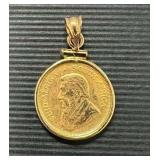 Krugerrand Pendant