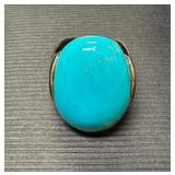 Turquoise and Sterling Silver Ring