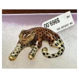 14K Gold Leopard Pendant