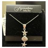 Sterling Silver Necklace and Dolphin Charm