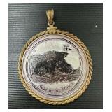 2008 Year of the Mouse Australian 50cent 1/20 oz Silver Coin