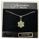 Sterling Silver Gemstone Necklace