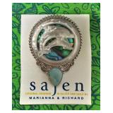 Sajen Dolphin Brooch Pin