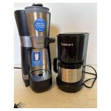 Cuisinart 4 cup and Hamilton Beach Hot/ Cold Brew