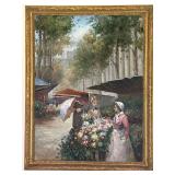 Framed Oil Painting 35x44”