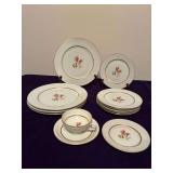 Royal Signet “Dianne” - 4 Dinner Plates, 6 Sandwich Plates, 1 Dessert Plate and 1 Cup and Saucer