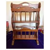 Wood Magazine Rack