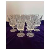 10 Vintage Crystal Villemont Iced Tea Glass by Cristal D