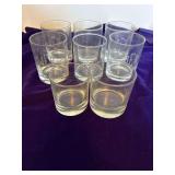 Initialed High Ball Glasses plus 2 Others