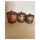3 Metal Cannisters