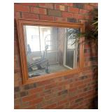 Metal Framed Mirror 48x30”