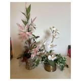 2 Silk Floral Arrangements