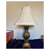 33” Tall Metal Pineapple Table Lamp