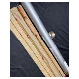 Custom split-cane bamboo fishing rod. A