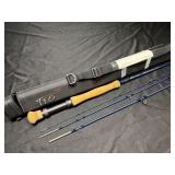 Fly fishing rod. A.