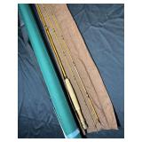 Custom split-cane bamboo fishing rod. A