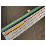 Custom split-cane bamboo fishing rod. A