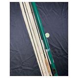 Custom split-cane bamboo fishing rod. A