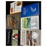 Fly fishing reference materials.