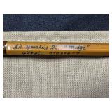 Custom split-cane bamboo fishing rod. A