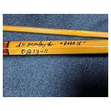 Custom split-cane bamboo fishing rod. A