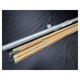 Custom split-cane bamboo fishing rod. A