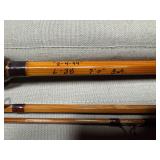 Custom split-cane bamboo fishing rod. A
