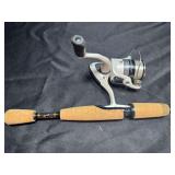 Willy Marshall signature series graphite 5’6” rod with Okuma stratus CS 25 reel.