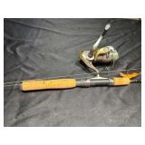 Micro light rod and fishing reel combination