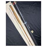 Custom split-cane bamboo fishing rod. A