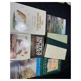 Fly fishing reference materials.