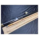 Custom split-cane bamboo fishing rod. A