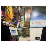 Fly fishing reference materials.