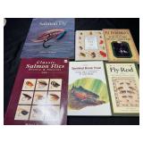 Fly fishing reference materials.