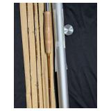 Custom split-cane bamboo fishing rod. A