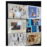 Fly fishing reference materials.