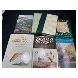 Fly fishing reference materials.