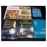 Fly fishing reference materials.