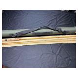 Custom split-cane bamboo fishing rod. A