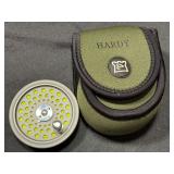Made by House of Hardy, England  JLH 2 3/4 inches with spare reel