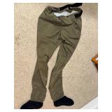 Pair of Frogg Toggs hip waders. Size large.